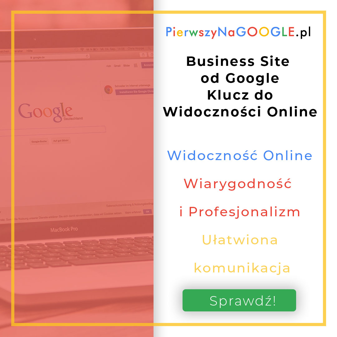 Zdjęcie wyróżniające dla: Jak Stworzyć Stronę Business Site od Google i dlaczego Warto To Zrobić?